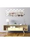 3D Tear Drop Mirror Wall Stickers, 30Pcs Acrylic Removable Silver Decorative Mirrors for Home, Living Room, Bathroom, Office, Dormitory, Peel and Stick Wall Decals - 5