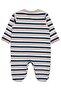 Striped 26 Printed Overalls with Hat 1-9 Months - Beige 9-12 Months