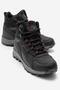 Men's Hooked Trekking Shoes; Black Smoke Red