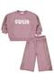 Cutie Printed 6-18 Months Set - Lilac 9-12 Months