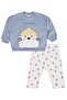 Seal Embroidered 6-18 Month Set - Blue 12-18 Months