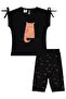 Cat Printed 6-18 Months Suit - Black 18-24 Months