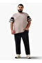 Men Regular Fit Crew Neck Short Sleeve Tape Detail T-shirt - 2