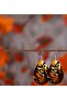 Tiger Eye Design Attractive Stylish Style Suitable for Daily Wear Dangle Model Leopard Steel Earrings - 3