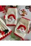 Santa Claus Christmas Komsept Beanie Gloves - 2