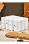 Set of 12 300 ml Vacuum Lid Mica Spice Jars with Labels - Leakproof Seal Storage Container - 2