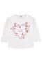 Cute Flower Printed 6-18 Months Sweatshirt - Ecru 12-18 Months