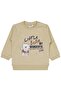 Teddy Bear Printed 3-Piece Set for 6-18 Months - Brown - 3
