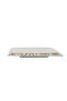 Rectangular porcelain plate – white