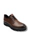 K1273-26 Genuine Leather Rubber Laced Anatomical Men's Shoes