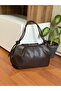 Medium Size Women's Shoulder Bag with Knot Detail - 3