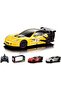 Corvette C6.R RC Car – 1:24 Licensed Racing Supercar, 4-Function Remote Control (Yellow/Red/White) - 5