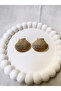 Oyster Sea Shell Shell Model Steel Women's Earrings