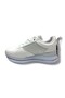 2927-26 Leather Wedge Heeled Anatomical Women's Sneaker White Gray - 3