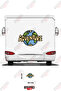 Adventure Written World Visual Caravan Sticker Coating