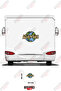 Adventure Written World Visual Caravan Sticker Coating