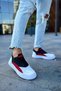 Yg115 Literide Men's Casual Lace-Up Leather Sports Sneaker Shoes Cbt - White/Red/Black - 2