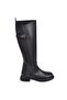 Rider Style Round Toe Women's Boots Sms-27141 Black - 4