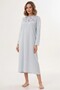 Long Sleeve,Plus Size,Tall Length,Cotton Women's Nightgown