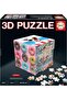 3D Puzzle Dice Animals (216 pieces, 6 x 36-piece puzzles)