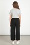 Checkered Wide Leg High Waist Girls' Trousers - 26K 1643 - 2