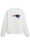 New England American Football White Regular Sweatshirt