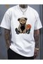 Basketball Bear Printed Unisex T-Shirt