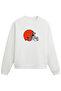 Cleveland American Football White Regular Sweatshirt