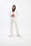 3 Thread Embroidered Elastic Waist Comfort Model K Hooded Thick Casual Tracksuit Set with Zippered Pockets - 3
