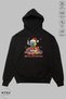 Unisex Hoodie Long Sleeve Stitch Grinch Christmas Printed Hooded Fleece-Lined Oversized Cotton Sweatshirt - 6