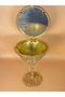 Gold Martini Glass Crystal Clutch Rhinestone Bag - 2