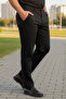 Plus Size Classic Cut Side Pocketed 80% Cotton Blend Linen Pants