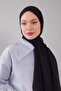 شال بودروم أسود لامع