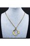 Yiwushi Moon Star Stainless Steel Chain Necklace Adjustable Neck Chain Jewelry Ornament