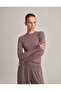 Fit Cut Long Sleeve T-Shirt Vi̇zon - 5