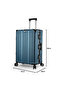 POGAGO PP Hard Case 3-Piece Luggage Set | Lightweight Suitcase with Aluminum Frame & 360 Wheels - 4