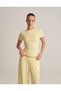 Fit Cut Short Sleeve T-Shirt Butter Yellow One Piece - 7