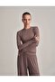 Fit Cut Long Sleeve T-Shirt Vi̇zon - 4