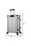 POGAGO PP Hard Case 3-Piece Luggage Set | Lightweight Suitcase with Aluminum Frame & 360 Wheels - 5