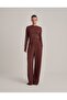 Fit Cut Long Sleeve T-Shirt Chocolate Brown