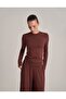 Fit Cut Long Sleeve T-Shirt Chocolate Brown - 6