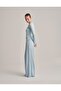 Fit Cut Long Sleeve T-Shirt Baby Blue One Piece - 4