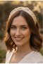 Cream-colored braided crown