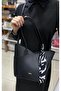 Black Women's Shoulder and Hand Bag 67-8133 - 2