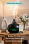 550ml Automatic Air Humidifier Steam Machine Room Humidifier Aroma Diffuser Marble Black - 3