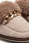 Suzi Women's Buckle House Slippers Beige 37/41 - 3
