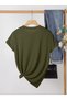 Women's Cotton T-shirt with Multi-Floral Main Color Matching Print - 2