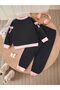 Printed Girls' Cotton Children's Bottom and Top Set - 3