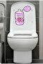 Positive Vibes |   Toilet Seat Bathroom Wc Sticker 23X28 cm - 2