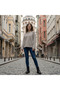 Kadın Sweatshirt - Always Smiling Baskılı Detaylı Basic Model - 3